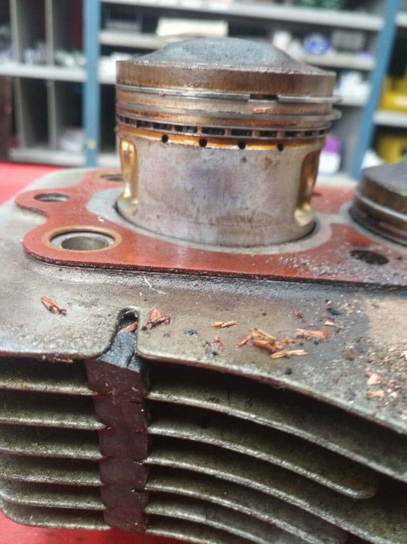 cylindres pistons Suzuki 650 GS 1981 — photo 5/6