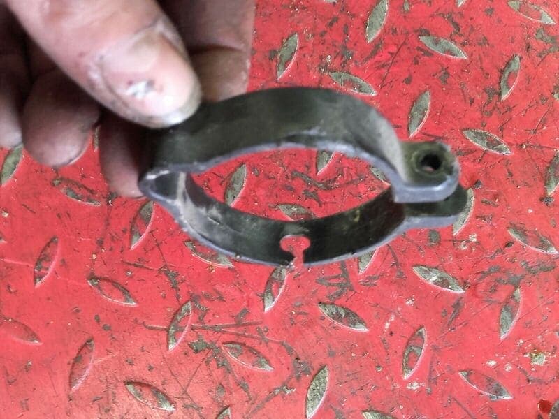 Guide cable suspension fourche avant Honda 125 CRM jd13a — photo 2/2