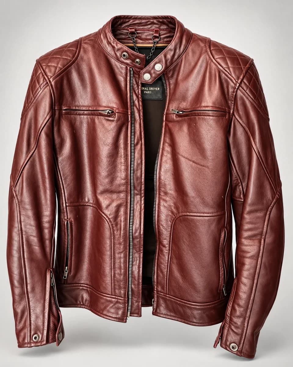 BLOUSON CUIR ORIGINAL DRIVER