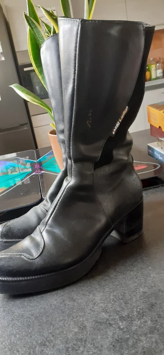 Bottes iXS cuir noir — photo 1 sur 3