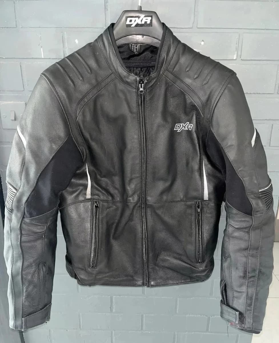 Blouson cuir DXR — photo 1 sur 4